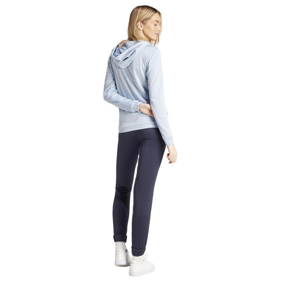 Adidas Γυναικείες φόρμες σετ Sportswear Linear Hooded Track Suit Adidas Γυναικείες φόρμες σετ Sportswear Linear Hooded Track Suit